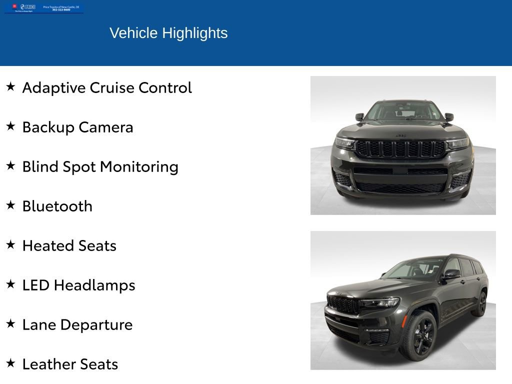 Used 2023 Jeep Grand Cherokee L Limited w/ Black Appearance Package AWD/4WD image 2