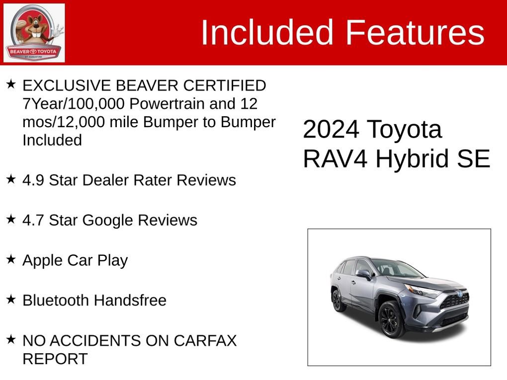 Used 2024 Toyota RAV4 SE AWD/4WD image 4