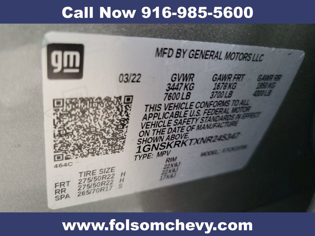 Used 2022 Chevrolet Tahoe RST w/ Luxury Package image 36