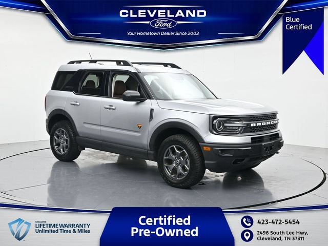Certified 2023 Ford Bronco Sport Badlands w/ Premium Package AWD/4WD 360° Tour
