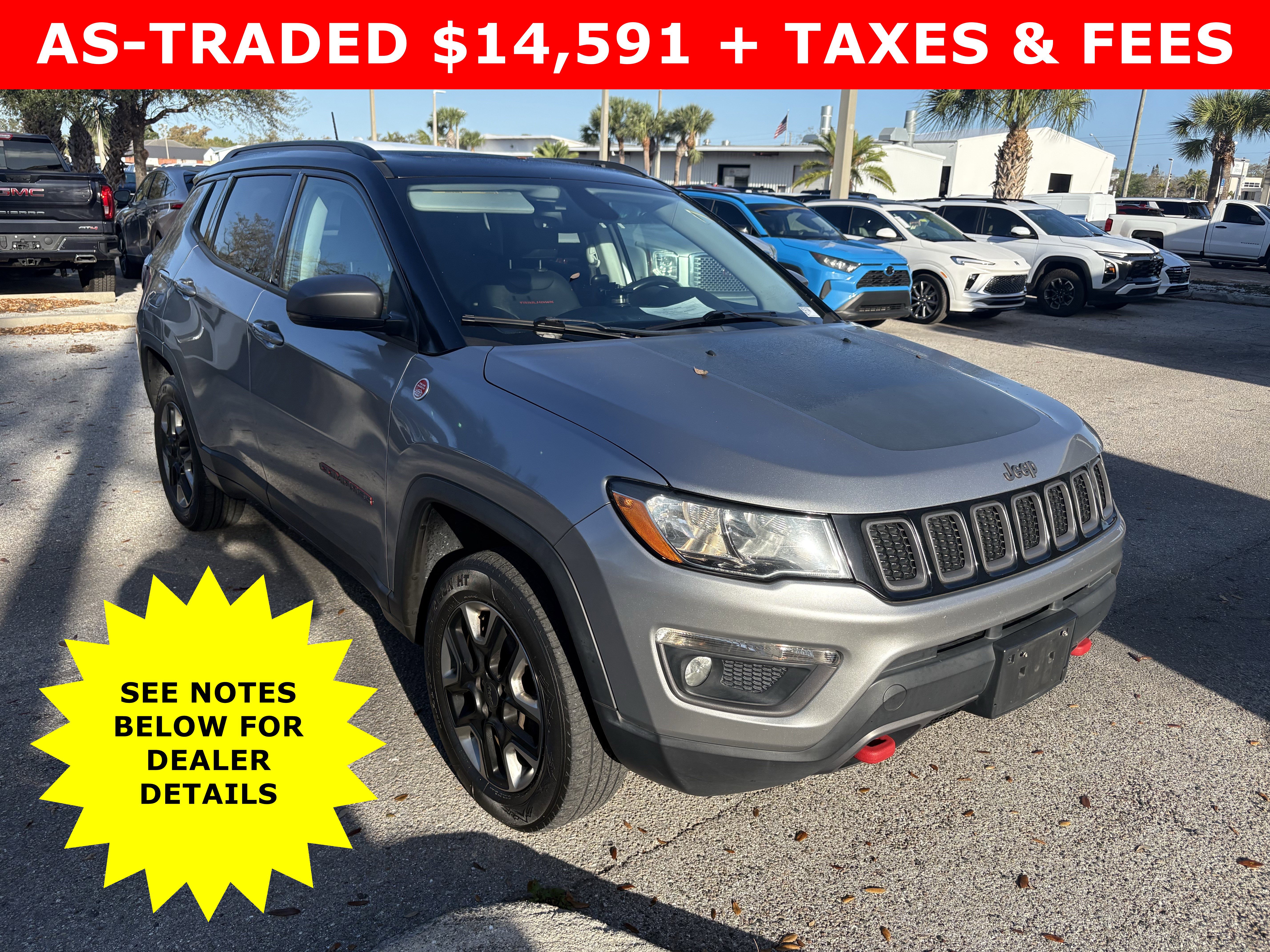 Used 2018 Jeep Compass Trailhawk w/ Leather Interior Group