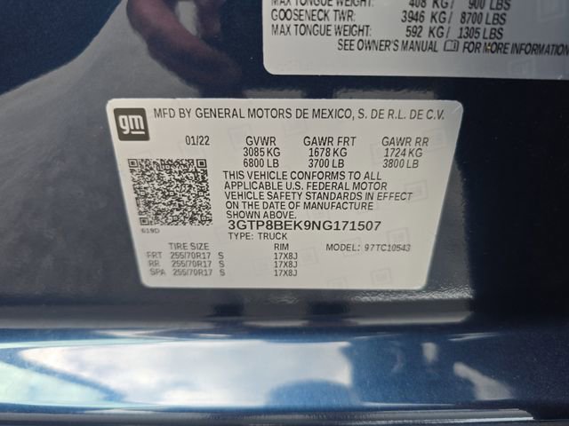 Used 2022 GMC Sierra 1500 SLE image 32