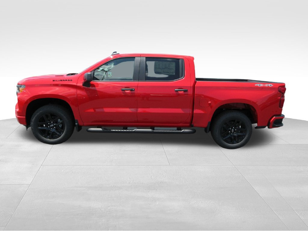 New 2026 Chevrolet Silverado 1500 Custom w/ Turbomax Blackout Package AWD/4WD image 2