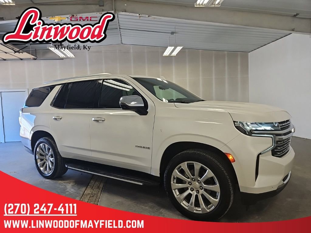 Used 2021 Chevrolet Tahoe Premier w/ Premium Package AWD/4WD image 1