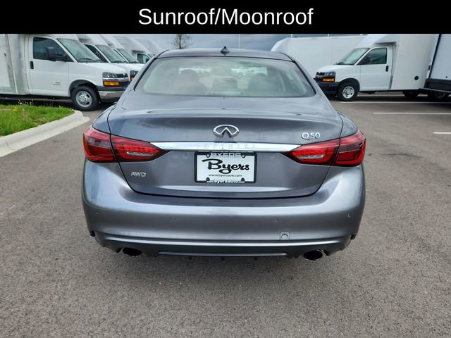 Used 2022 INFINITI Q50 Luxe w/ Cargo Package AWD/4WD image 8