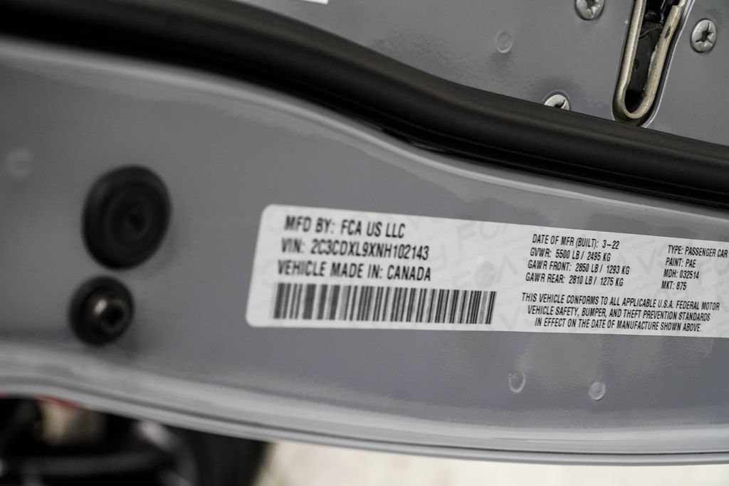 Used 2022 Dodge Charger SRT Hellcat w/ Harman/Kardon Audio Group RWD image 47