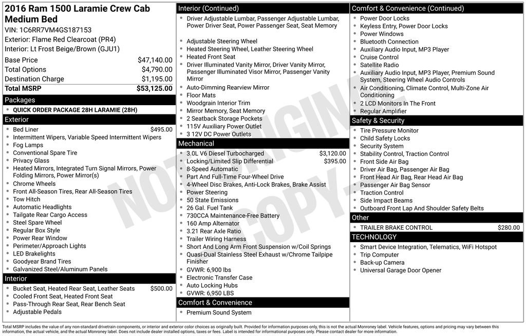 Used 2016 RAM 1500 Laramie image 8