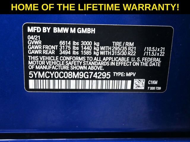 Used 2021 BMW X6 M w/ Competition Package image 57