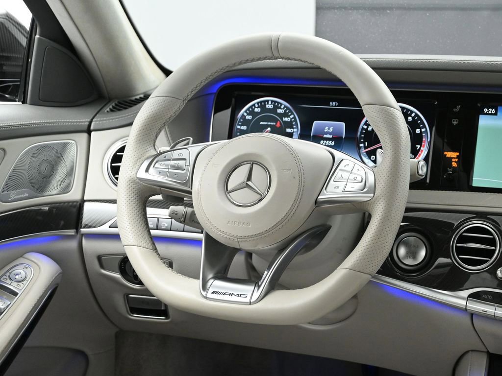 Used 2017 Mercedes-Benz S 63 AMG 4MATIC Sedan w/ Carbon Fiber Exterior Package image 23