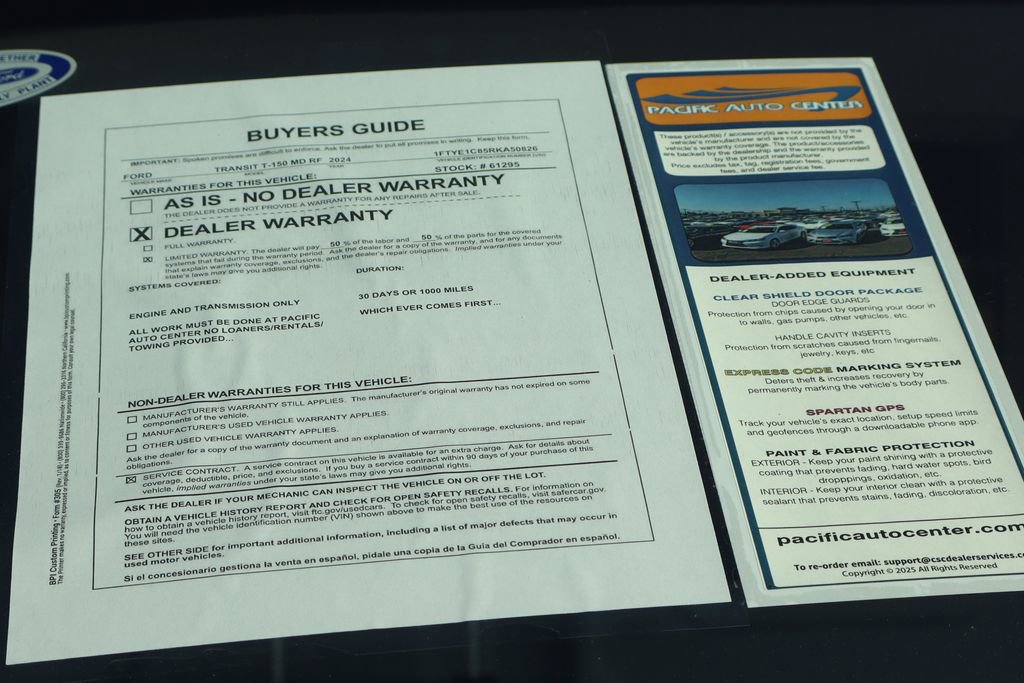 Used 2024 Ford Transit 150 148 Medium Roof image 47