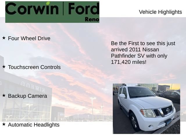 Used 2011 Nissan Pathfinder SV AWD/4WD image 4