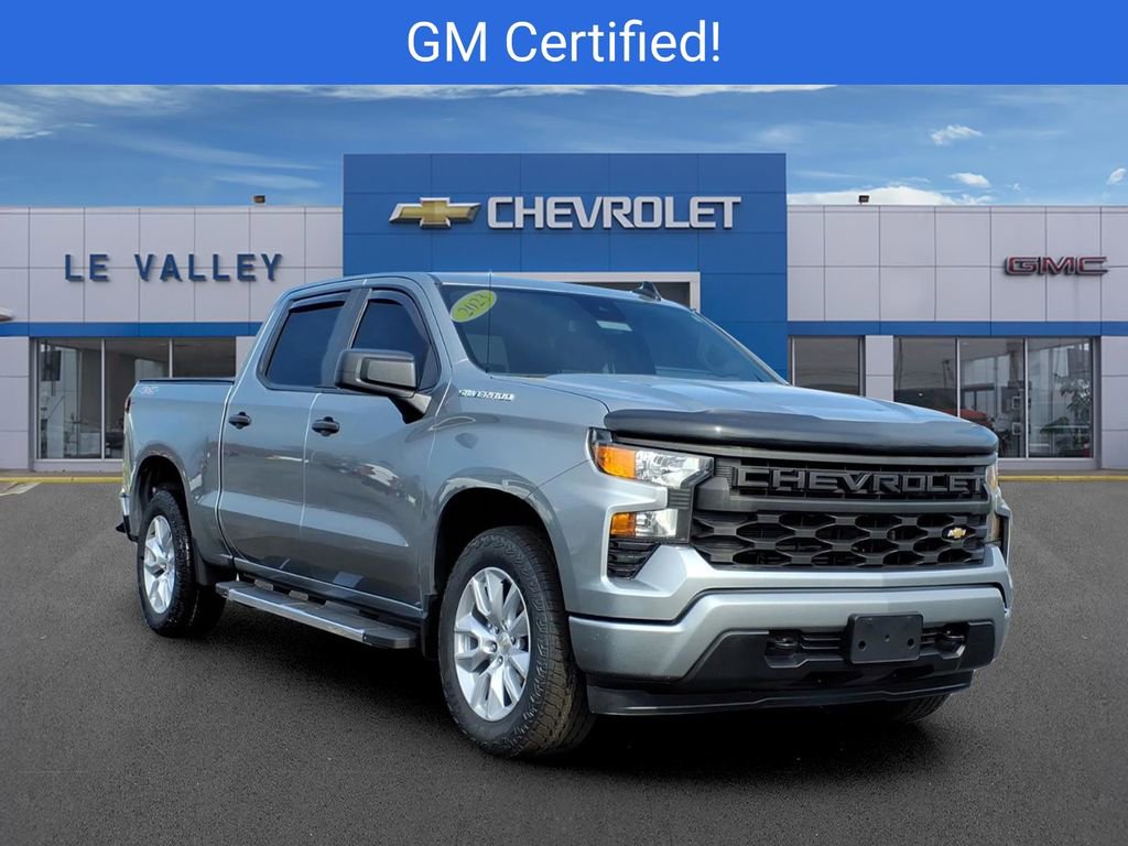 Certified 2023 Chevrolet Silverado 1500 Custom AWD/4WD image 1