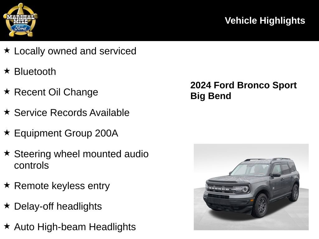 Used 2024 Ford Bronco Sport Big Bend image 2