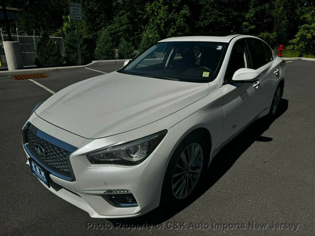 Used 2023 INFINITI Q50 Luxe w/ Cargo Package AWD/4WD image 1