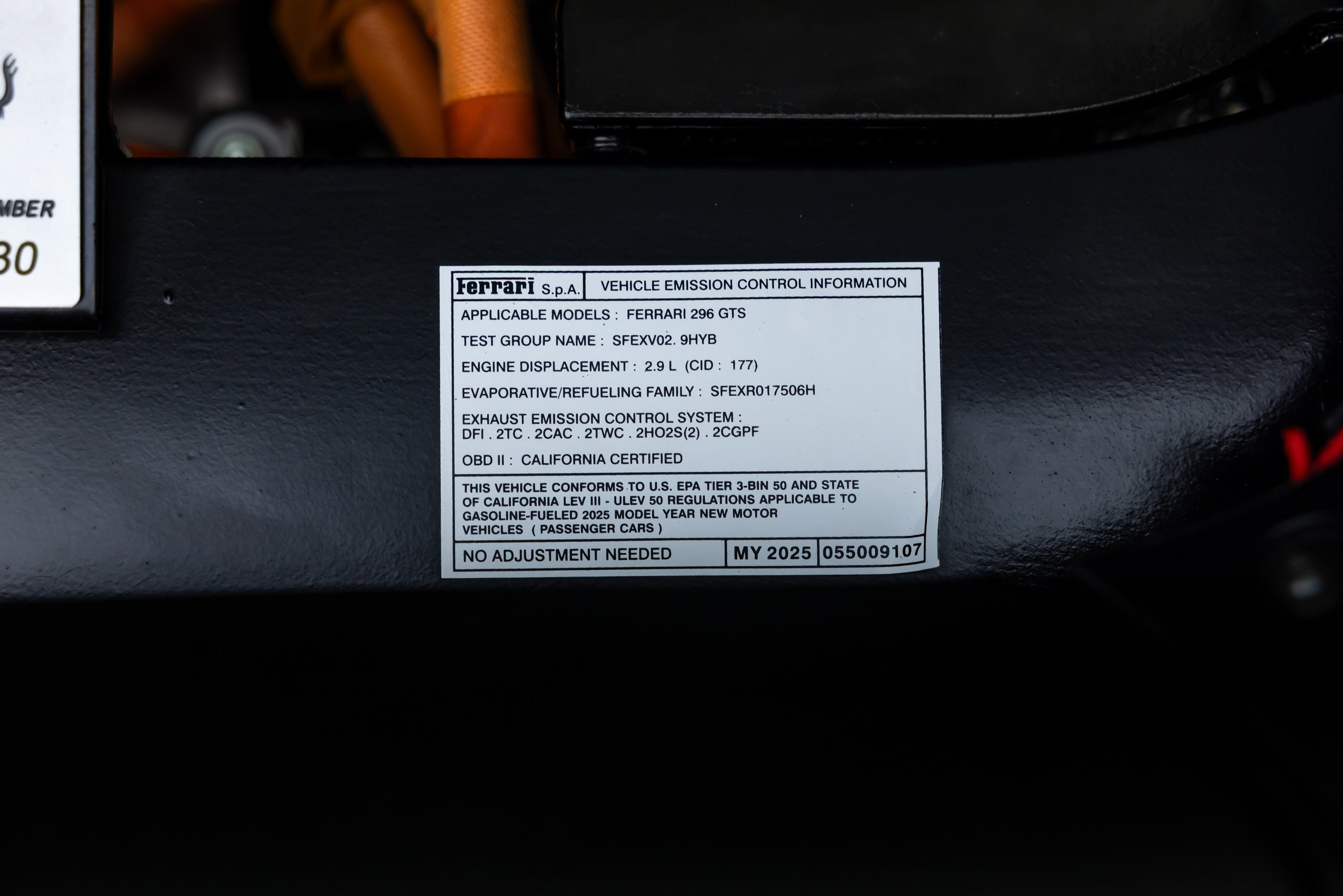 Certified 2025 Ferrari 296 GTS image 60