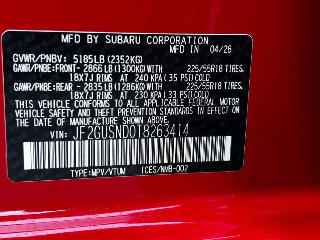 New 2026 Subaru Crosstrek 2.5i Limited w/ Crosstrek Mirror Package AWD/4WD image 21