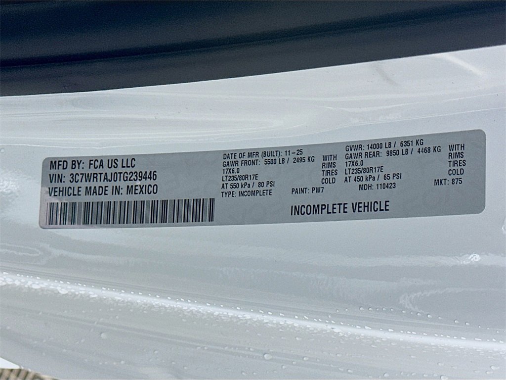New 2026 RAM 3500 Tradesman w/ Chrome Appearance Group A image 18