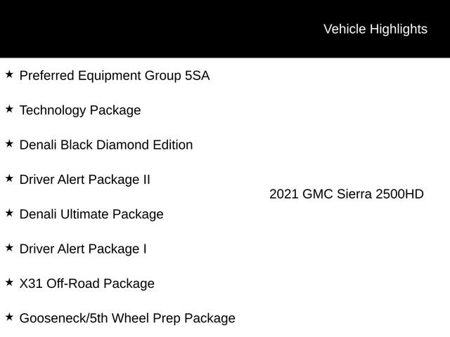 Used 2021 GMC Sierra 2500 Denali w/ Denali Black Diamond Edition AWD/4WD image 12