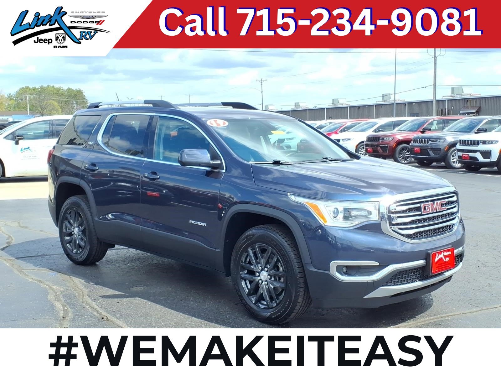 Used 2019 GMC Acadia SLT AWD/4WD image 1