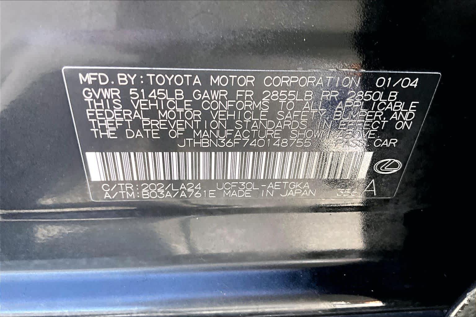 Used 2004 Lexus LS 430 RWD image 33