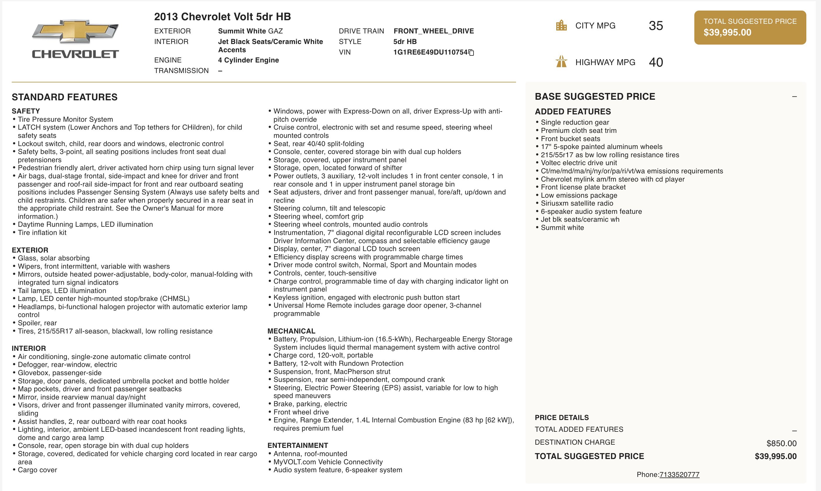 Used 2013 Chevrolet Volt image 5