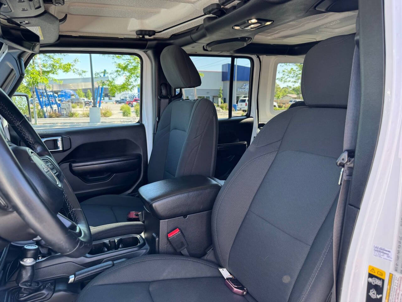 Used 2021 Jeep Wrangler Unlimited Sport w/ Uconnect 4C Nav & Sound Group AWD/4WD image 13