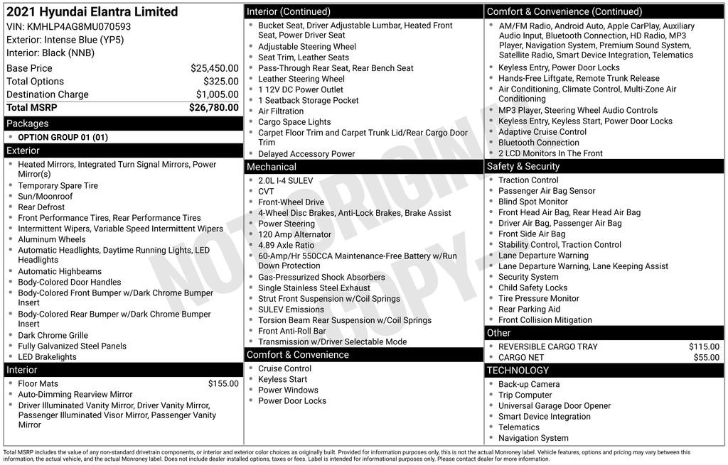 Used 2021 Hyundai Elantra Limited image 33