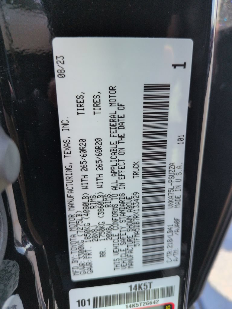 Used 2024 Toyota Tundra 1794 Edition AWD/4WD image 29