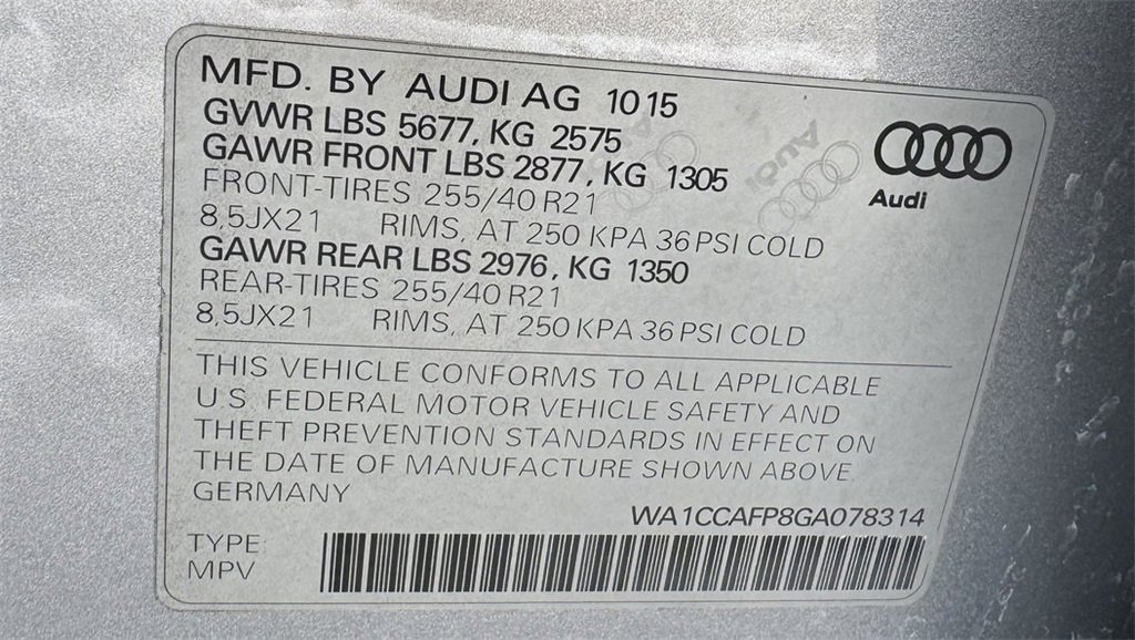 Used 2016 Audi SQ5 Premium Plus image 31