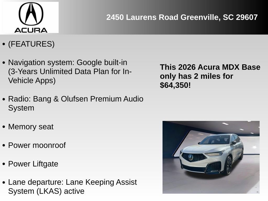 New 2026 Acura MDX A-Spec image 6
