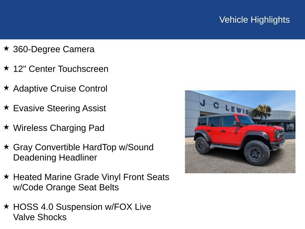 Certified 2023 Ford Bronco Raptor AWD/4WD image 32