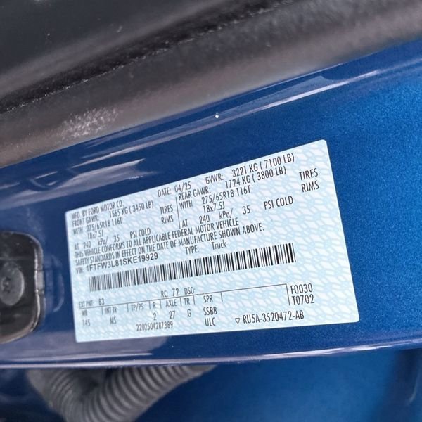 Used 2025 Ford F150 XLT w/ Equipment Group 301A Standard image 19