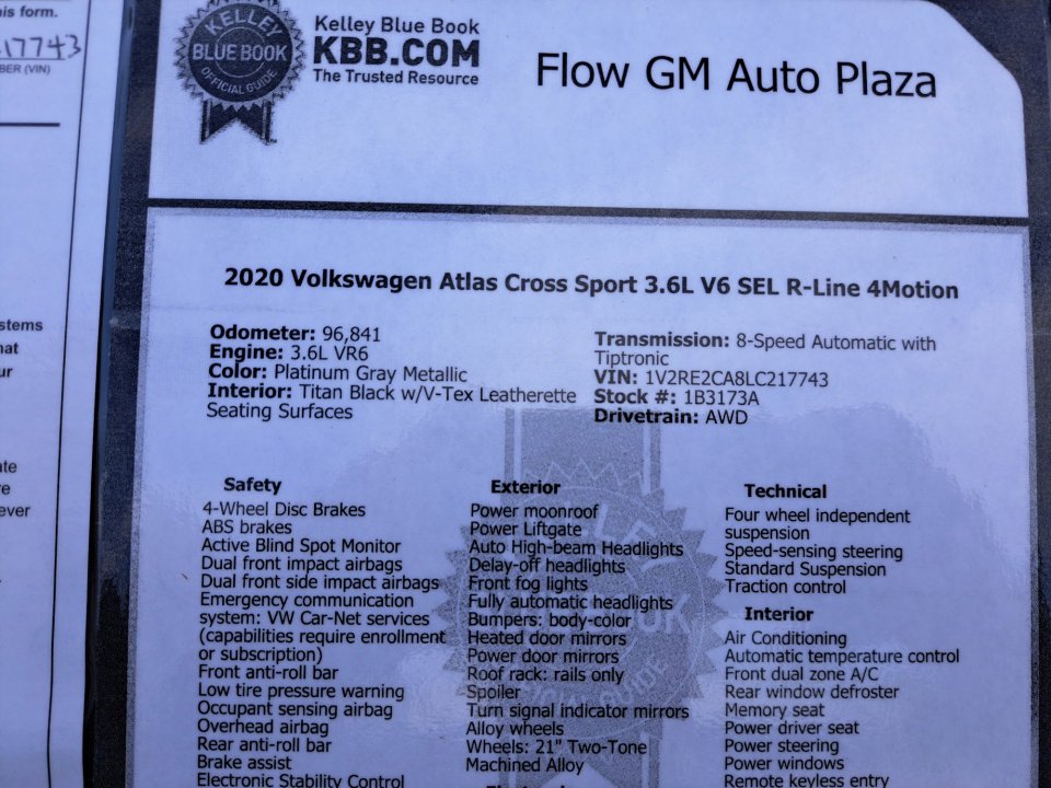 Used 2020 Volkswagen Atlas Cross Sport SEL R-Line AWD/4WD image 39