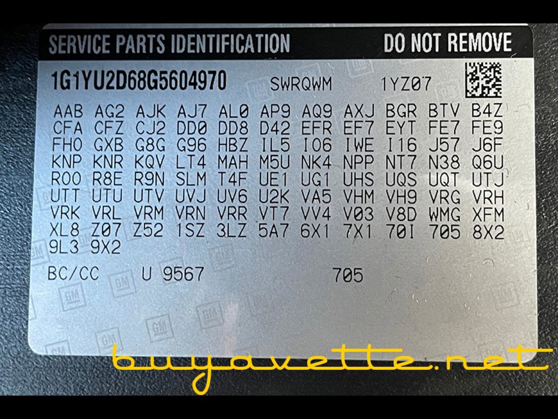 Used 2016 Chevrolet Corvette Z06 w/ 3LZ Preferred Equipment Group image 28