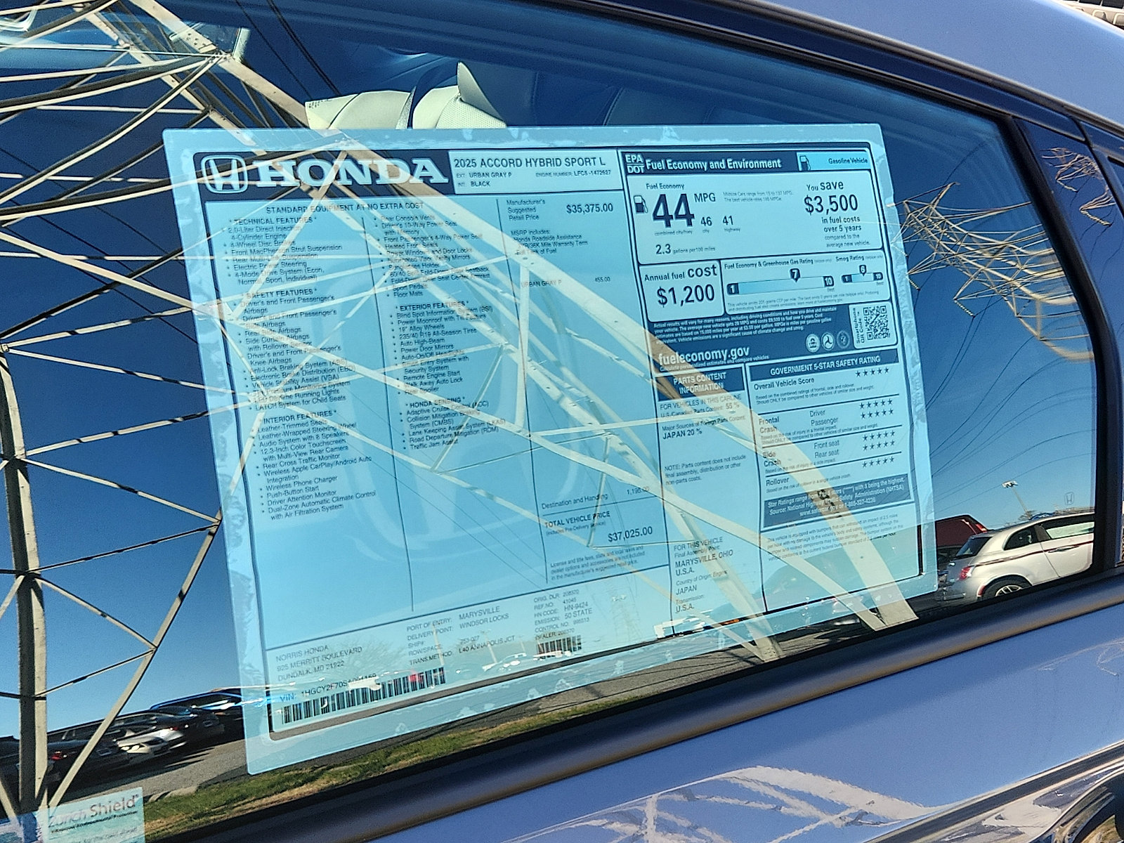 New 2025 Honda Accord Sport image 18