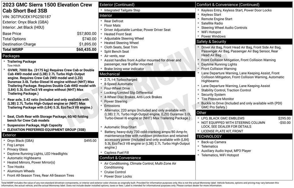 Certified 2023 GMC Sierra 1500 Elevation AWD/4WD image 5