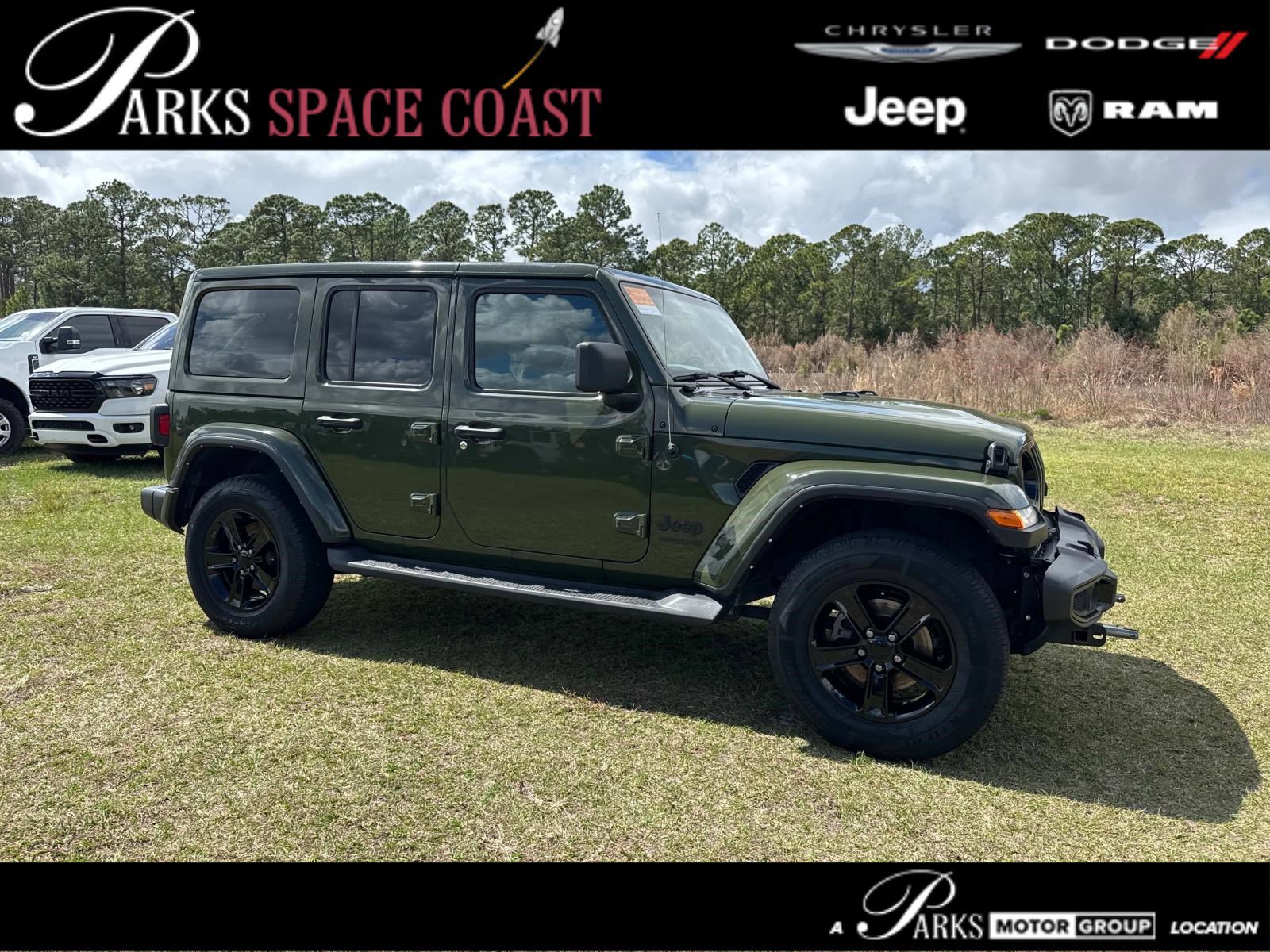 Certified 2021 Jeep Wrangler Unlimited Sahara AWD/4WD image 1