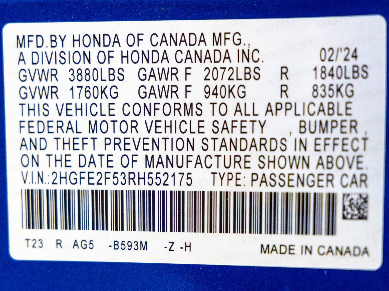 Used 2024 Honda Civic Sport image 33