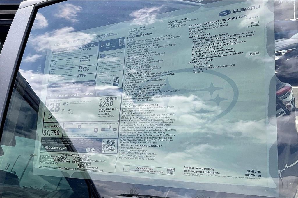 New 2026 Subaru Forester Sport AWD/4WD image 17