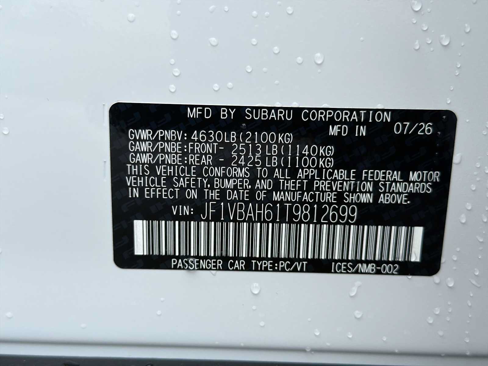 New 2026 Subaru WRX AWD/4WD image 29
