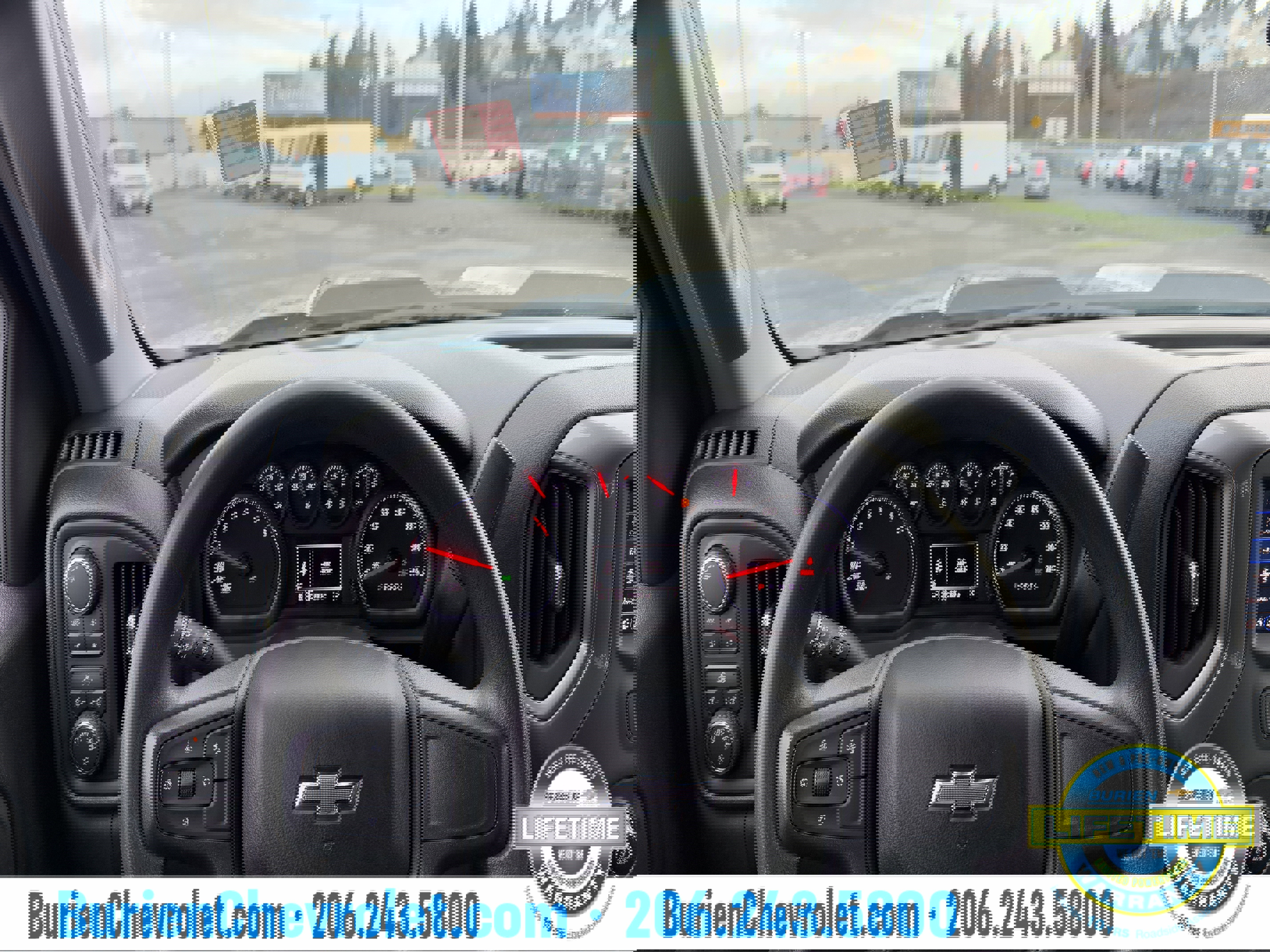 Used 2023 Chevrolet Silverado 1500 Custom Trail Boss w/ LPO, Dark Essentials Package image 12