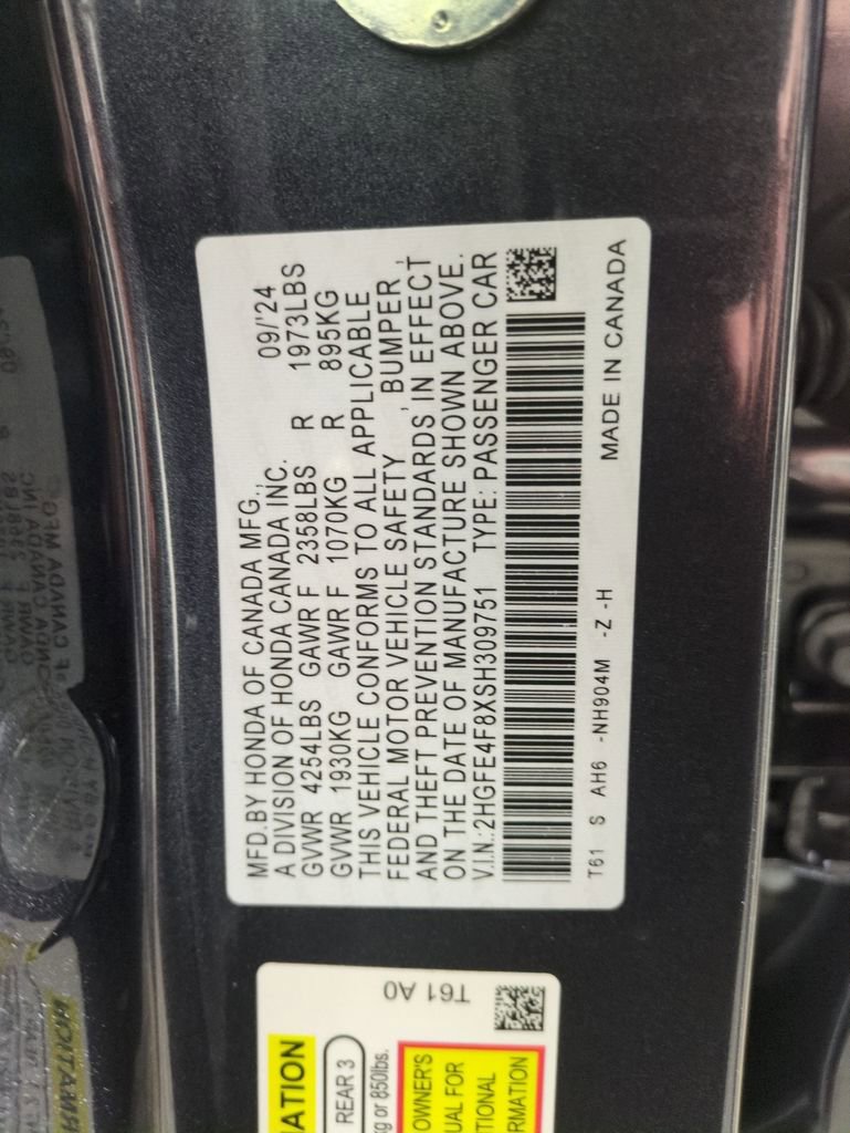 Used 2025 Honda Civic Sport image 33