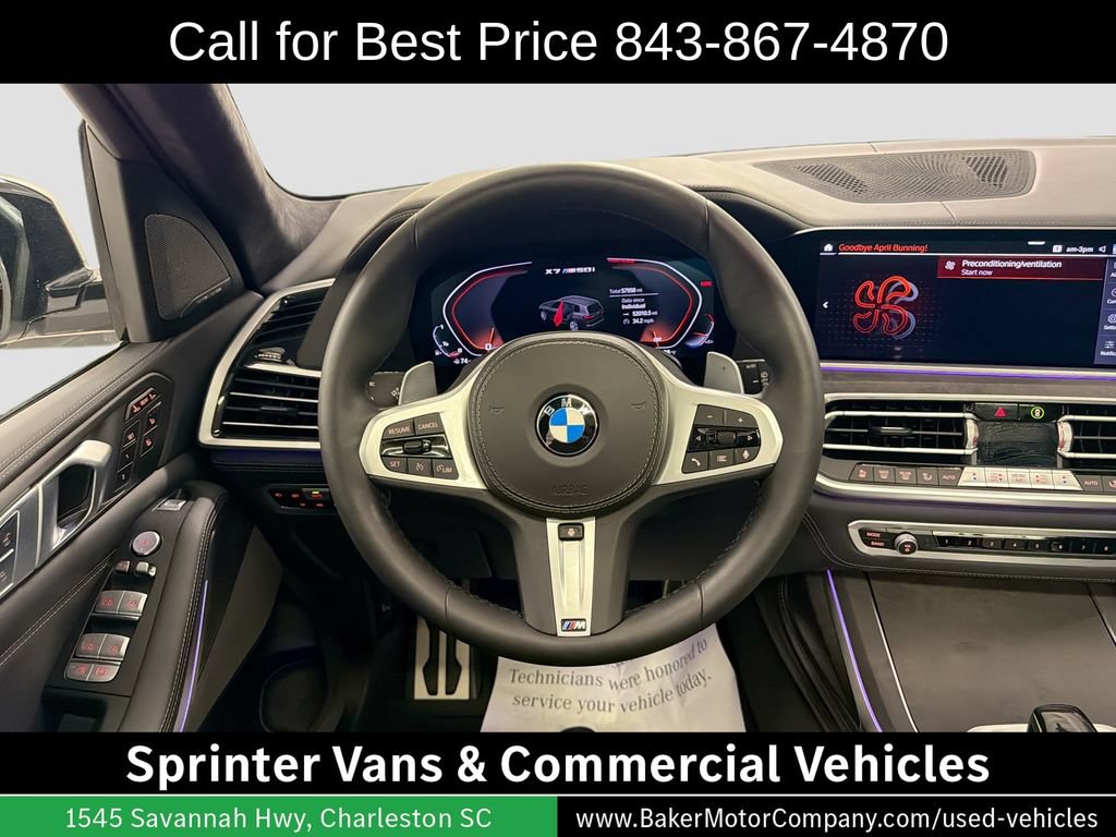 Used 2020 BMW X7 M50i w/ Luxury Seating Package AWD/4WD image 23
