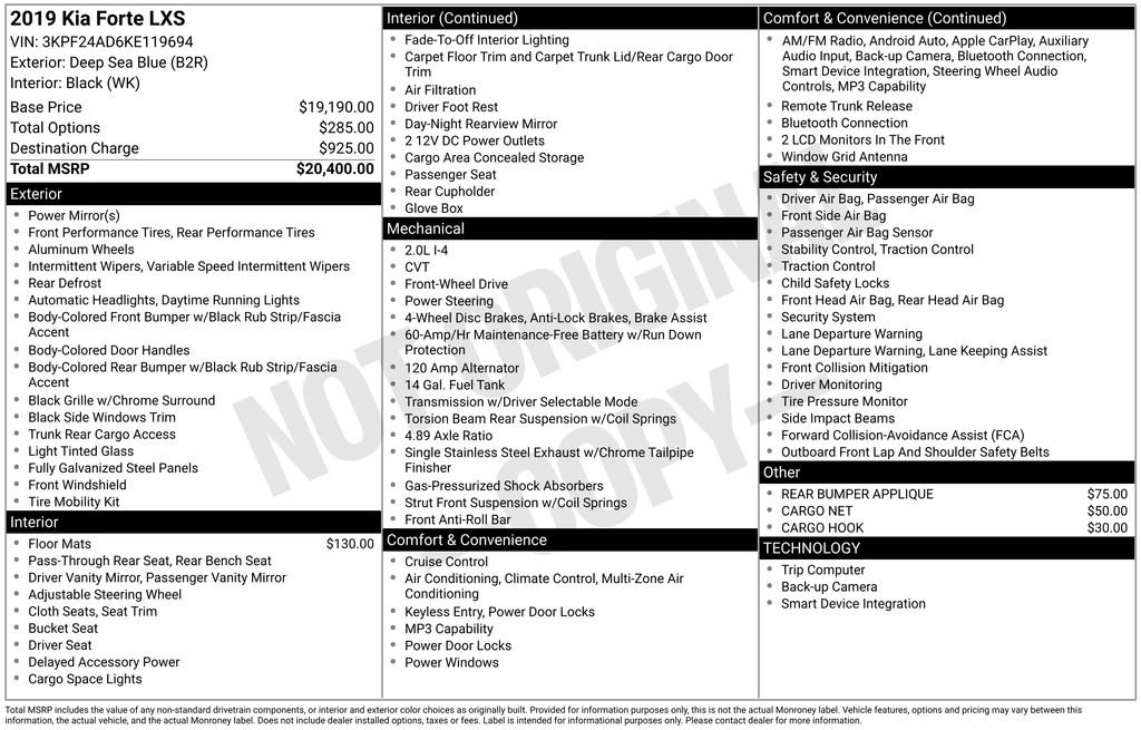 Used 2019 Kia Forte LXS image 31