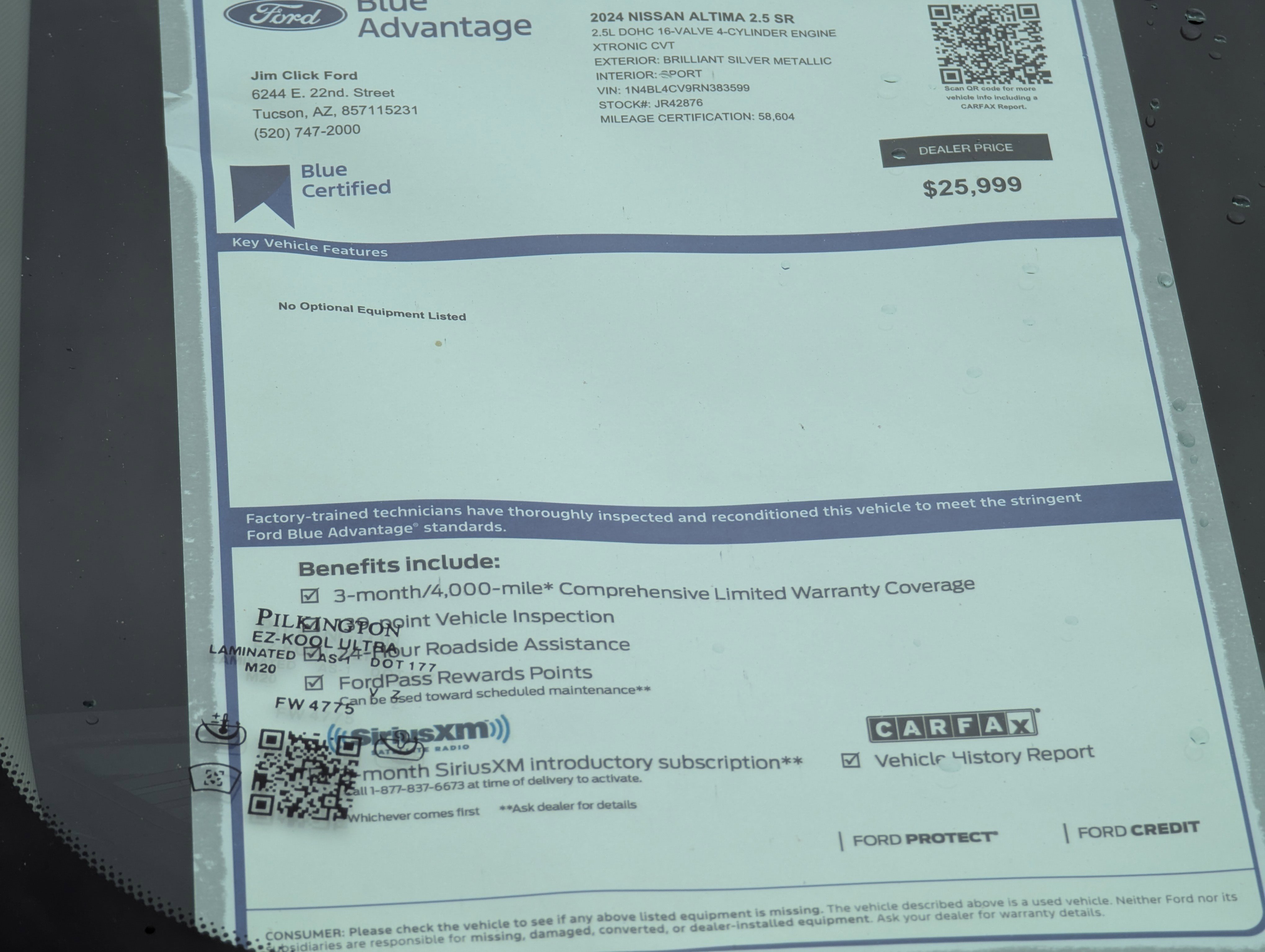 Used 2024 Nissan Altima 2.5 SR image 12