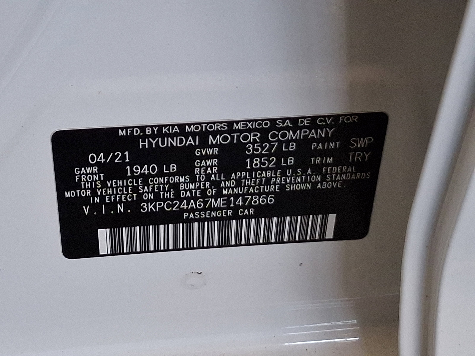 Used 2021 Hyundai Accent SE image 26