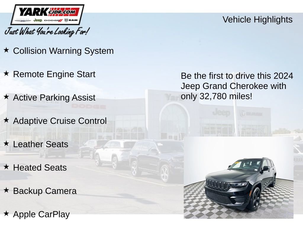 Certified 2024 Jeep Grand Cherokee Altitude image 13