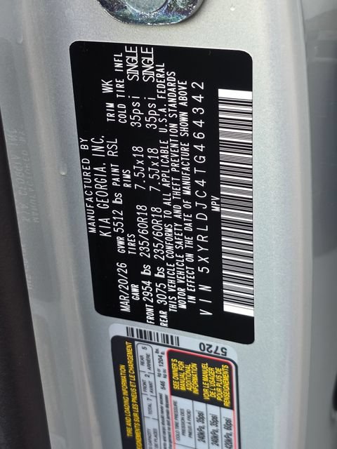 Used 2026 Kia Sorento S AWD/4WD image 26
