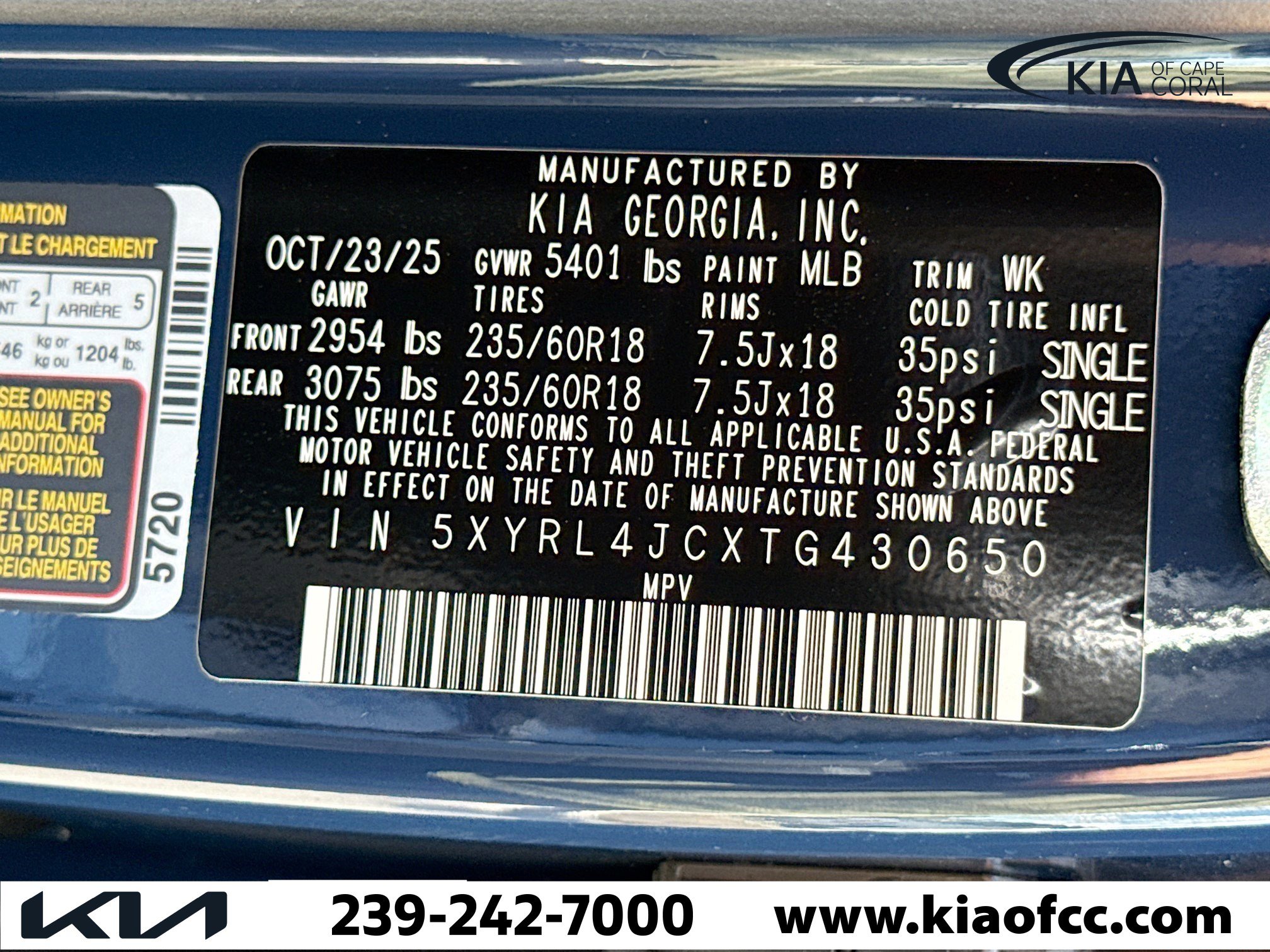 New 2026 Kia Sorento S w/ S Panoramic Sunroof Package image 43