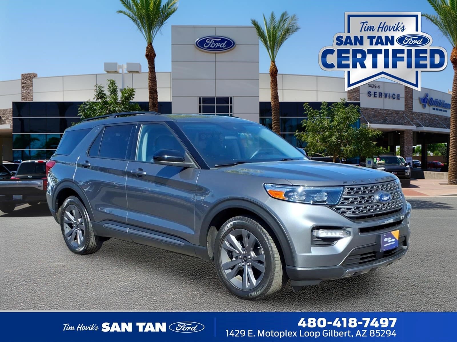 Certified 2023 Ford Explorer XLT w/ Equipment Group 202A RWD image 1